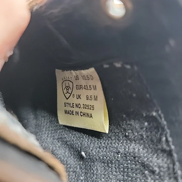 ARIAT Heritage ATS 32525 Brown Leather Lace Up Work Boots 10.5 D Soft Toe - Picture 8 of 9